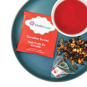 Canadian Berries Fruit Tea With Tea Cup