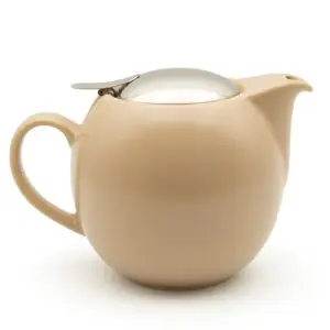 BBN-04-SLB Silk Beige large teapot
