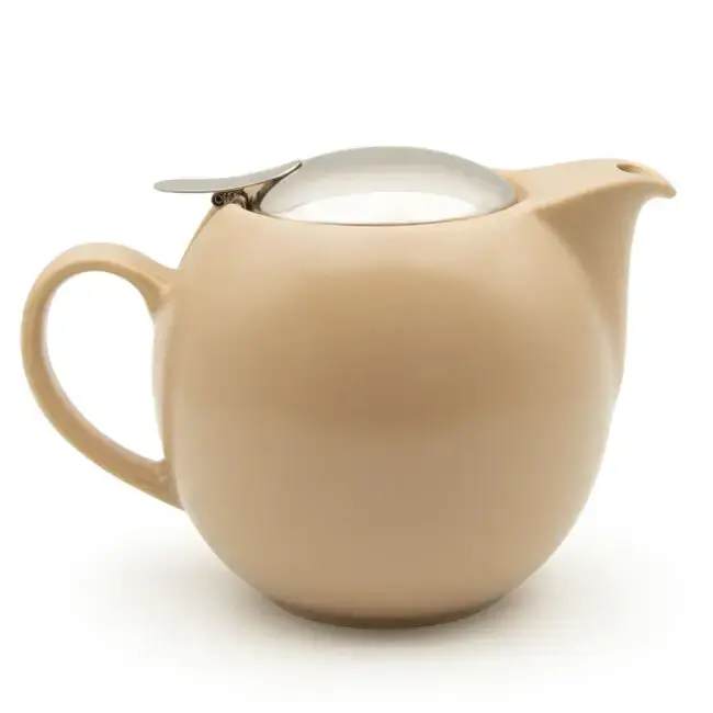 BBN-04-SLB Silk Beige large teapot