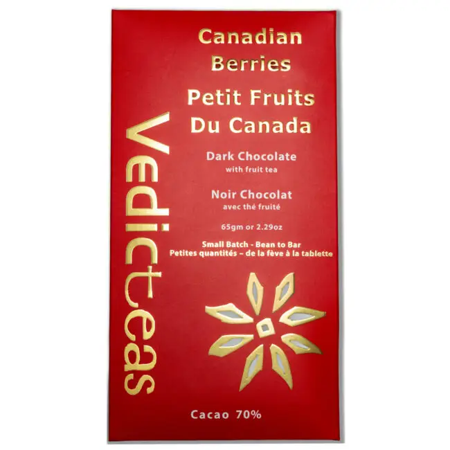 Canadian Berries Chocolate Bar in Envelope