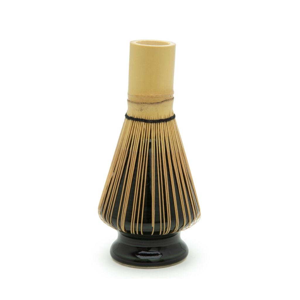 Matcha Whisk Holder Antique Green With Whisk